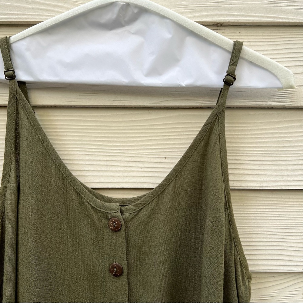 Knot sisters Green Summer Tank Top